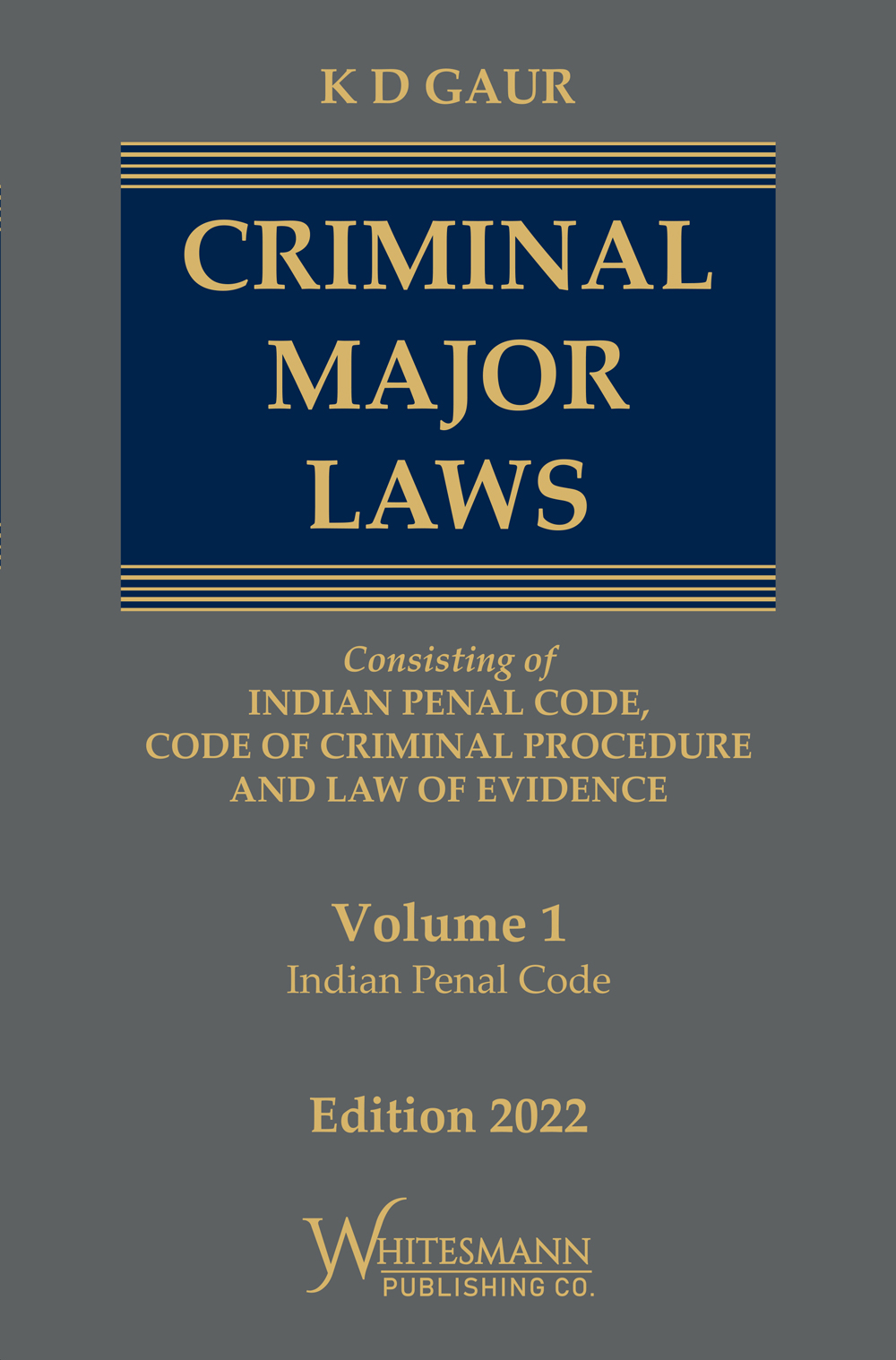 Criminal Major Laws (In 2 Volumes)